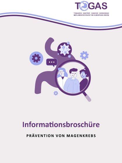 Informationsbroschüre - Prävention von Magenkrebs