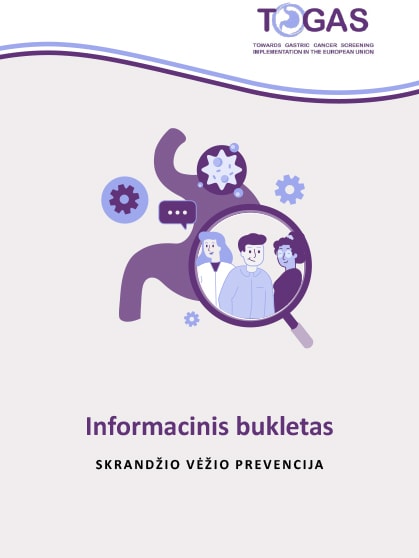 Informacinis bukletas - Skrandžio vėžio prevencija